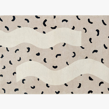 Relaxing Colorblock Rug Polyster Simple Indoor Rug Non-Slip Backing Stain-Resistant Area Carpet for Home Decoration Khaki Clearhalo 'Area Rug' 'Rug' 2392926