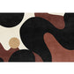 Relaxing Color Block Rug Multicolored Polyster Indoor Rug Anti-Slip Backing Pet Friendly Area Carpet for Decoration Brown Clearhalo 'Area Rug' 'Rug' 2392997