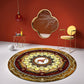 Oriental Flower Printed Rug Multicolor Polypropylene Area Carpet Non-Slip Backing Stain-Resistant Indoor Rug for Decoration Dark Yellow Clearhalo 'Area Rug' 'Rug' 2393071