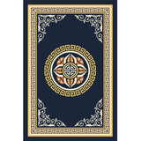 Formal Living Room Rug Multi-Color Floral Printed Carpet Polyster Anti-Slip Backing Machine Washable Rug Clearhalo 'Area Rug' 'Rug' 2393143