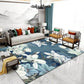 Formal Living Room Rug Multi-Color Patterned Indoor Rug Polyster Anti-Slip Backing Washable Area Carpet Blue Clearhalo 'Area Rug' 'Rug' 2393151