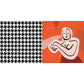 Western Houndstooth Print Rug Multi-Color Polyster Area Rug Non-Slip Backing Pet Friendly Indoor Rug for Room Orange Clearhalo 'Area Rug' 'Rug' 2393172
