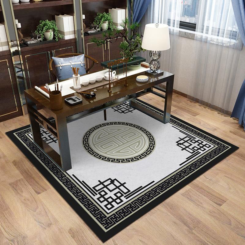 Multi-Color Patterned Rug Polypropylene Asia Indoor Rug Non-Slip Backing Stain-Resistant Area Carpet for Living Room Clearhalo 'Area Rug' 'Rug' 2393377
