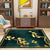 Multi-Color Patterned Rug Polypropylene Asia Indoor Rug Non-Slip Backing Stain-Resistant Area Carpet for Living Room Blackish Green Clearhalo 'Area Rug' 'Rug' 2393378