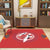 Multi-Color Patterned Rug Polypropylene Asia Indoor Rug Non-Slip Backing Stain-Resistant Area Carpet for Living Room Light Red Clearhalo 'Area Rug' 'Rug' 2393384