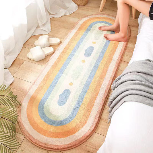 Multicolor Bedroom Rug Relaxing Geometric Printed Indoor Rug Synthetics Anti-Slip Easy Care Area Carpet Clearhalo 'Area Rug' 'Modern' 'Rugs' Rug' 2393476