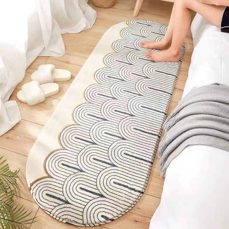 Multicolor Bedroom Rug Relaxing Geometric Printed Indoor Rug Synthetics Anti-Slip Easy Care Area Carpet Grey Clearhalo 'Area Rug' 'Modern' 'Rugs' Rug' 2393482