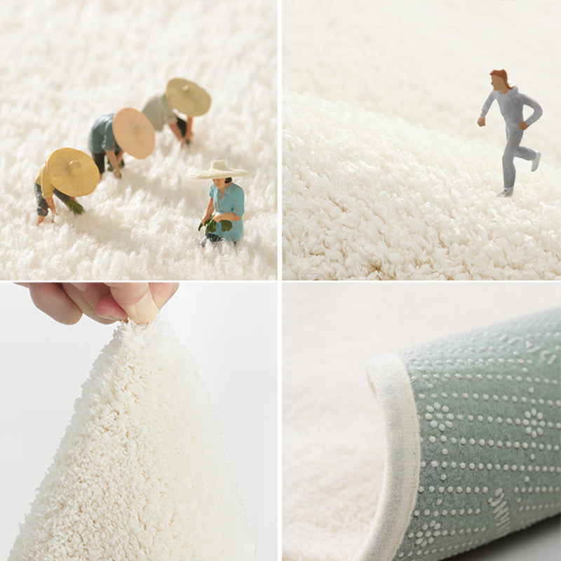 Modern Hand Printed Rug Multicolor Lamb Wool Indoor Rug Non-Slip Backing Pet Friendly Area Carpet for Decoration Clearhalo 'Area Rug' 'Modern' 'Rugs' Rug' 2393517