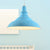 Pot-lid Shade Hanging Ceiling Light with Ruffle Design Nordic Metal Gray/Pink/Yellow Dining Room Pendant lamp Blue Clearhalo 'Art Deco Pendants' 'Cast Iron' 'Ceiling Lights' 'Ceramic' 'Crystal' 'Industrial Pendants' 'Industrial' 'Metal' 'Middle Century Pendants' 'Pendant Lights' 'Pendants' 'Tiffany' Lighting' 240420