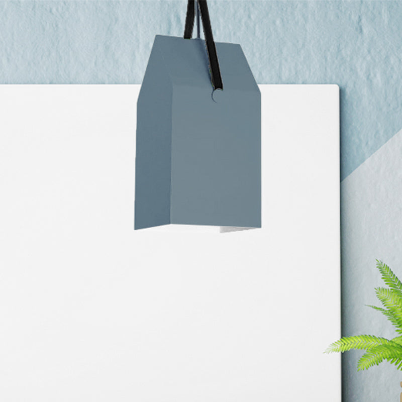 1 Bulb Bag Pendant Light Nordic Style Metal Hanging Light for Dining Room Restaurant Clearhalo 'Ceiling Lights' 'Pendant Lights' 'Pendants' Lighting' 240472