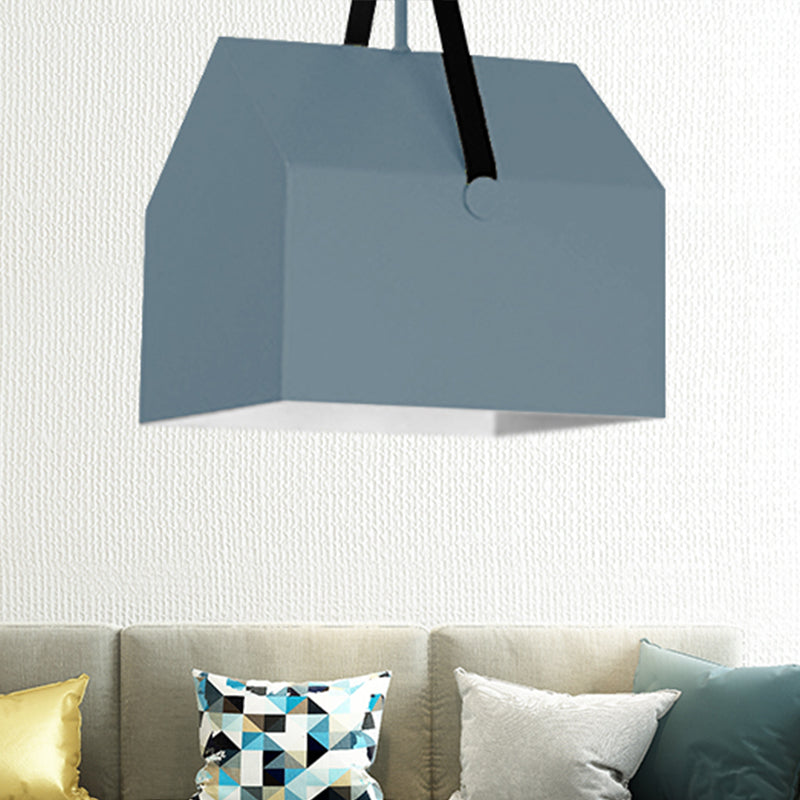 1 Bulb Bag Pendant Light Nordic Style Metal Hanging Light for Dining Room Restaurant Clearhalo 'Ceiling Lights' 'Pendant Lights' 'Pendants' Lighting' 240476