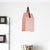 1 Bulb Bag Pendant Light Nordic Style Metal Hanging Light for Dining Room Restaurant Pink B Clearhalo 'Ceiling Lights' 'Pendant Lights' 'Pendants' Lighting' 240479_787f8d7f-29e2-413f-8a42-39b4f07d8e5e