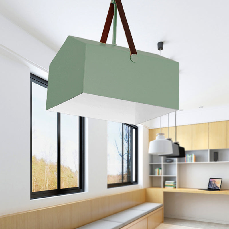 1 Bulb Bag Pendant Light Nordic Style Metal Hanging Light for Dining Room Restaurant Clearhalo 'Ceiling Lights' 'Pendant Lights' 'Pendants' Lighting' 240482