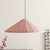 Nordic Style Fold Cone Pendant Light 1 Head Resin Hanging Light for Cafe Restaurant Pink Clearhalo 'Ceiling Lights' 'Pendant Lights' 'Pendants' Lighting' 240497_14819c5d-211e-4275-9b11-4e73af16db99