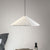 Nordic Style Fold Cone Pendant Light 1 Head Resin Hanging Light for Cafe Restaurant White Clearhalo 'Ceiling Lights' 'Pendant Lights' 'Pendants' Lighting' 240499_13a6dbc8-0797-4e47-b3d4-5a35b30de194