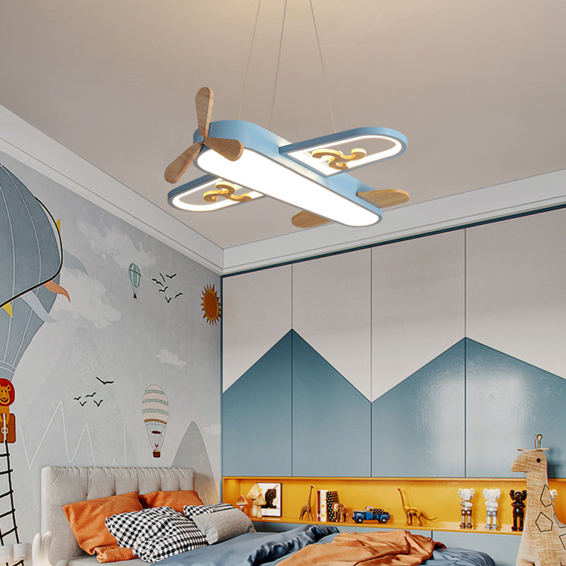 Aircraft Shaped Nursery Flush Mount Acrylic Cartoon Surface Mounted Led Ceiling Light Clearhalo 'Ceiling Lights' 'Chandeliers' Lighting' options 2405231
