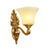 Milk Glass Gold Finish Sconce Pagoda Shaped Antique Style Wall Mounted Light for Corridor 1.0 Gold Clearhalo 'Wall Lamps & Sconces' 'Wall Lights' Lighting' 2405526