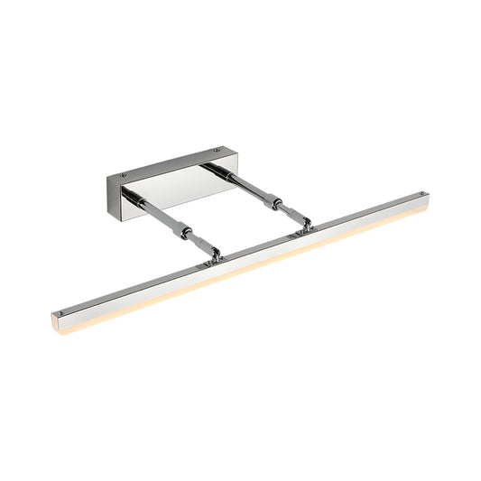 Pivoting Bar LED Wall Mount Lamp Simplicity Acrylic Bedroom Vanity Light Fixture Clearhalo 'Cast Iron' 'Glass' 'Industrial' 'Modern wall lights' 'Modern' 'Tiffany' 'Traditional wall lights' 'Vanity Lights' 'Wall Lights' Lighting' 2406124