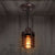 Wire Cage Metal Pendant Lighting Fixture Industrial 1 Bulb Dining Room Hanging Lamp in Black/Rust Rust 1 Clearhalo 'Art Deco Pendants' 'Black' 'Cast Iron' 'Ceiling Lights' 'Ceramic' 'Crystal' 'Industrial Pendants' 'Industrial' 'Metal' 'Middle Century Pendants' 'Pendant Lights' 'Pendants' 'Rustic Pendants' 'Tiffany' Lighting' 24064
