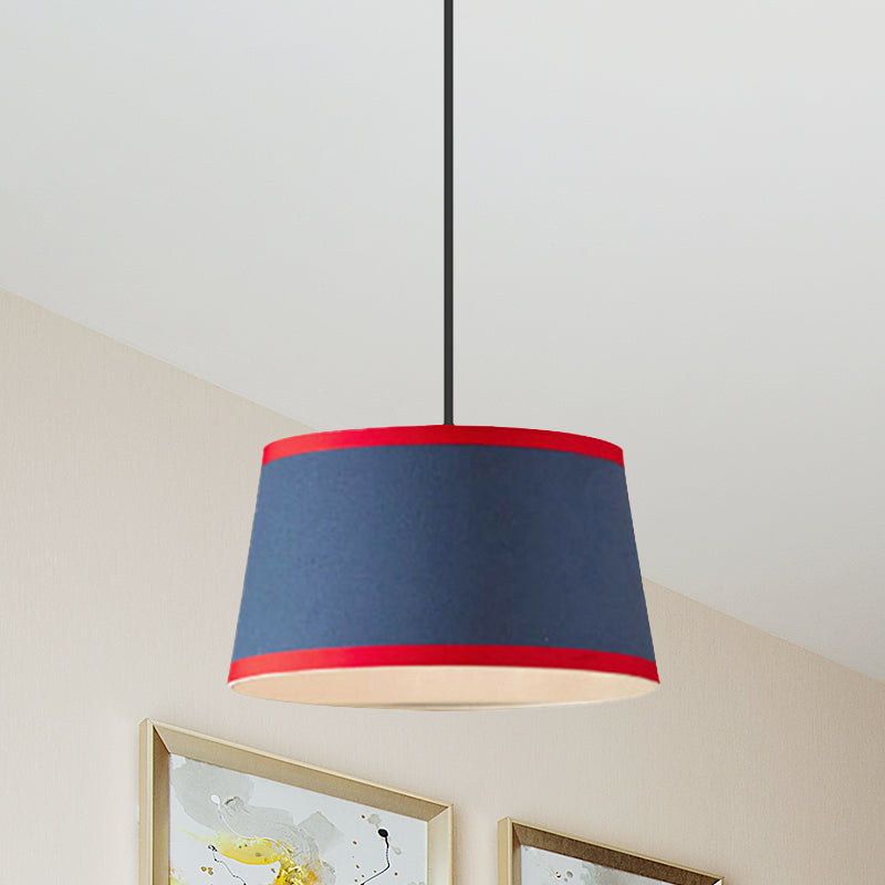 Drum Dining Room Hanging Lamp Metal Modern Style Hanging Light Clearhalo 'Ceiling Lights' 'Chandeliers' Lighting' options 240696