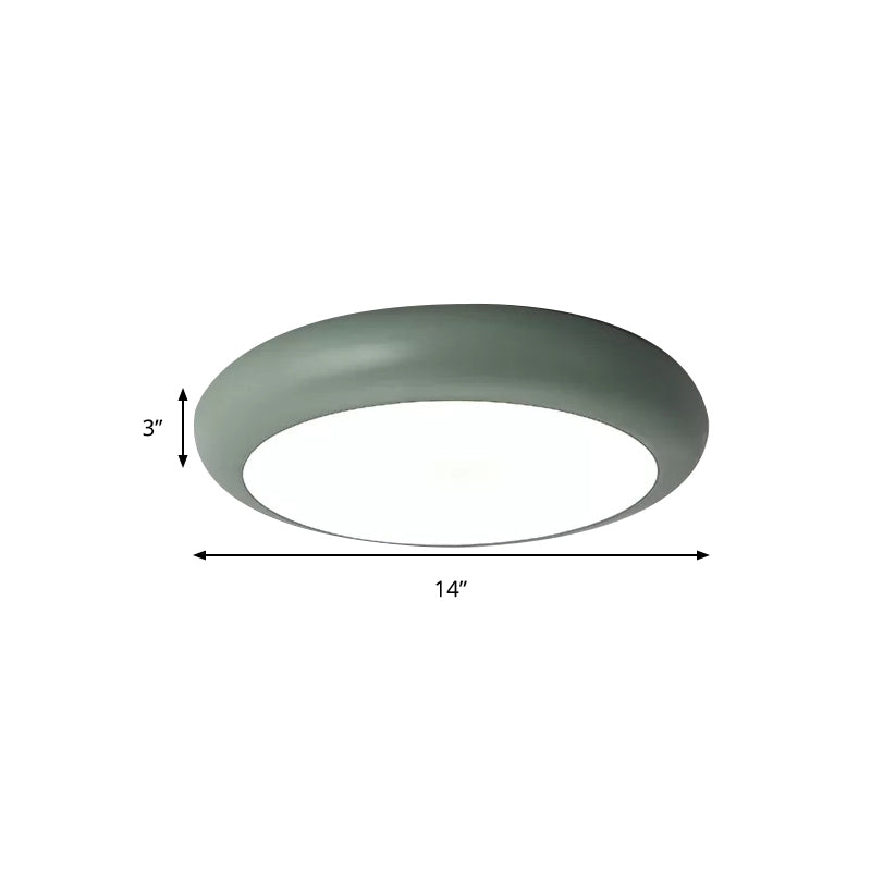 Bedroom Ceiling Lighting LED, Nordic Round Flush Mount Light Fixture for Children Clearhalo 'Ceiling Lights' 'Close To Ceiling Lights' 'Close to ceiling' 'Flush mount' Lighting' 240706