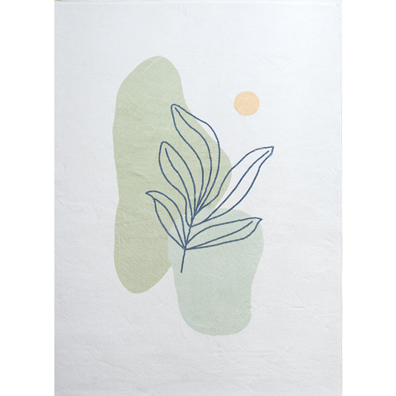 Calming Colorblock Rug Multicolor Polyster Indoor Rug Anti-Slip Backing Easy Care Pet Friendly Carpet for Decor Green Clearhalo 'Area Rug' 'Rug' 2407607
