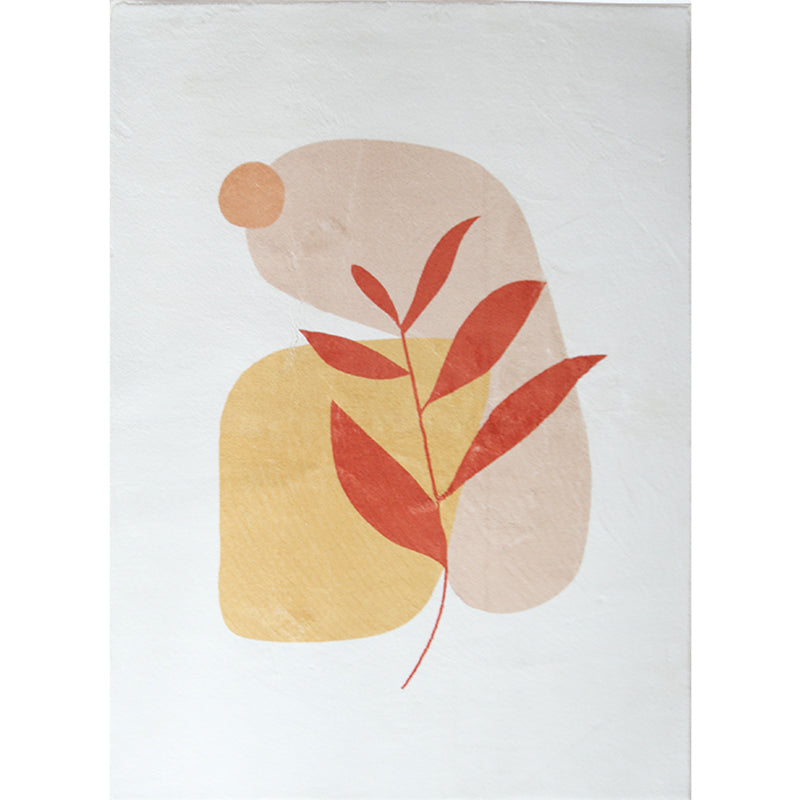 Calming Colorblock Rug Multicolor Polyster Indoor Rug Anti-Slip Backing Easy Care Pet Friendly Carpet for Decor Pink-Yellow Clearhalo 'Area Rug' 'Rug' 2407615