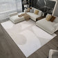 Simplicity Living Room Rug Multicolor Colorblock Indoor Rug Non-Slip Backing Machine Washable Area Carpet Cream Gray Clearhalo 'Area Rug' 'Rug' 2407650