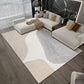 Simplicity Living Room Rug Multicolor Colorblock Indoor Rug Non-Slip Backing Machine Washable Area Carpet Gray-White Clearhalo 'Area Rug' 'Rug' 2407653