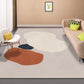 Multi-Color Modern Rug Synthetics Color Block Indoor Rug Non-Slip Backing Pet Friendly Washable Carpet for Living Room Brown Clearhalo 'Area Rug' 'Rug' 2407669