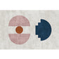 Relaxing Colorblock Rug Multi-Color Synthetics Indoor Rug Anti-Slip Backing Pet Friendly Area Carpet for Living Room Pink Clearhalo 'Area Rug' 'Rug' 2407701