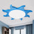 Sun Shaped Flush Ceiling Light Cartoon Wood Acrylic Ceiling Light for Kindergarten Blue Clearhalo 'Ceiling Lights' 'Close To Ceiling Lights' 'Close to ceiling' 'Flush mount' Lighting' 240783