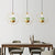 Gold Loop and Dome Pendant Lamp Industrial Metal 1-Head Dining Room Suspension Light with Artificial Lysimachia Gold Clearhalo 'Art Deco Pendants' 'Cast Iron' 'Ceiling Lights' 'Ceramic' 'Crystal' 'Industrial Pendants' 'Industrial' 'Metal' 'Middle Century Pendants' 'Pendant Lights' 'Pendants' 'Tiffany' Lighting' 2408526