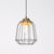 Farmhouse Wire Cage Suspension Lighting 1-Bulb Iron Ceiling Pendant with Wood Socket Black Birdcage Clearhalo 'Art Deco Pendants' 'Black' 'Cast Iron' 'Ceiling Lights' 'Ceramic' 'Crystal' 'Industrial Pendants' 'Industrial' 'Metal' 'Middle Century Pendants' 'Pendant Lights' 'Pendants' 'Rustic Pendants' 'Tiffany' Lighting' 2408593