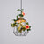 Farmhouse Wire Cage Suspension Lighting 1-Bulb Iron Ceiling Pendant with Wood Socket Pink Birdcage Clearhalo 'Art Deco Pendants' 'Black' 'Cast Iron' 'Ceiling Lights' 'Ceramic' 'Crystal' 'Industrial Pendants' 'Industrial' 'Metal' 'Middle Century Pendants' 'Pendant Lights' 'Pendants' 'Rustic Pendants' 'Tiffany' Lighting' 2408596