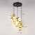 Hydroponic Plant Pendant Lamp Nordic Teardrop Shaped Clear Glass Suspension Light in Black Black 12" Clearhalo 'Art Deco Pendants' 'Black' 'Cast Iron' 'Ceiling Lights' 'Ceramic' 'Crystal' 'Industrial Pendants' 'Industrial' 'Metal' 'Middle Century Pendants' 'Pendant Lights' 'Pendants' 'Rustic Pendants' 'Tiffany' Lighting' 2408622