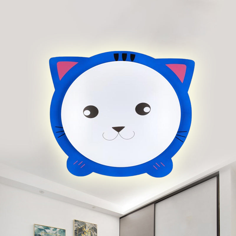 Animal Shaped Ceiling Mount Light Cartoon Metal Flush Light for Nursing Room Corridor Clearhalo 'Ceiling Lights' 'Close To Ceiling Lights' 'Close to ceiling' 'Flush mount' Lighting' 240899
