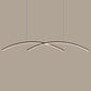 Metal Line Art Hanging Light Simplicity LED Island Light Fixture for Dining Room Black Arc Clearhalo 'Ceiling Lights' 'Island Lights' Lighting' 2409013