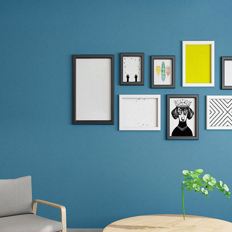 Simple Solid Color Wallpaper Roll Multicolor Living Room Wall Decor, 33' L x 20.5" W Clearhalo 'Modern wall decor' 'Modern' 'Wallpaper' Wall Decor' 2411797