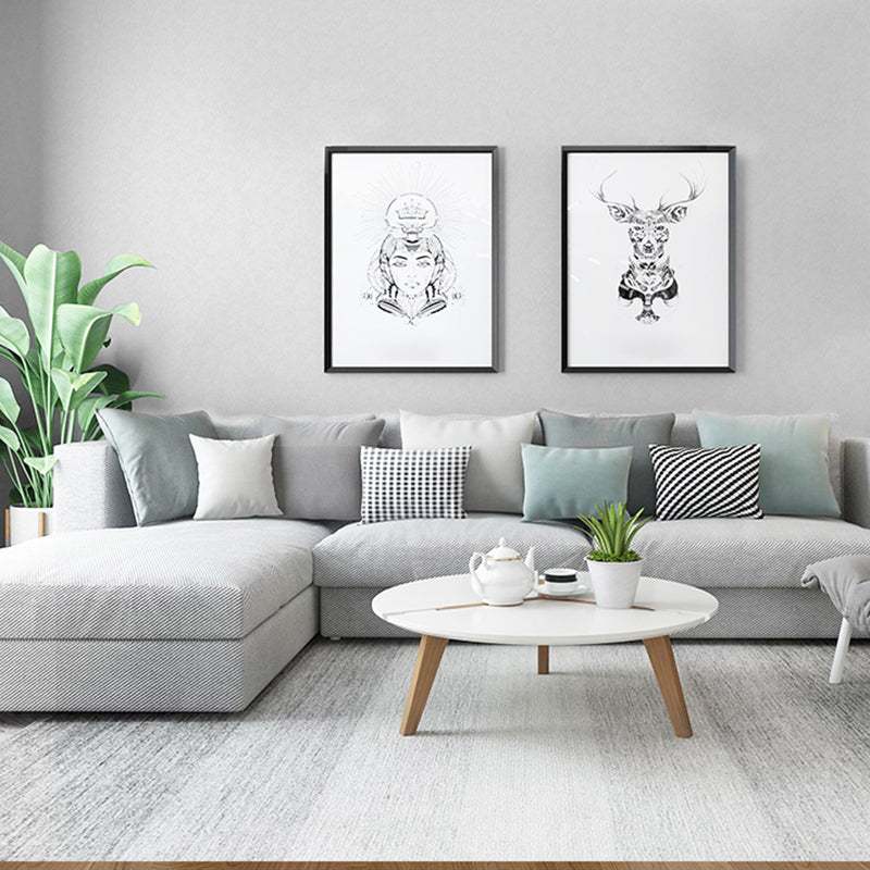 Simple Solid Color Wallpaper Roll Multicolor Living Room Wall Decor, 33' L x 20.5" W Clearhalo 'Modern wall decor' 'Modern' 'Wallpaper' Wall Decor' 2411800