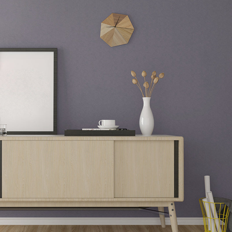 Simple Solid Color Wallpaper Roll Multicolor Living Room Wall Decor, 33' L x 20.5" W Clearhalo 'Modern wall decor' 'Modern' 'Wallpaper' Wall Decor' 2411804