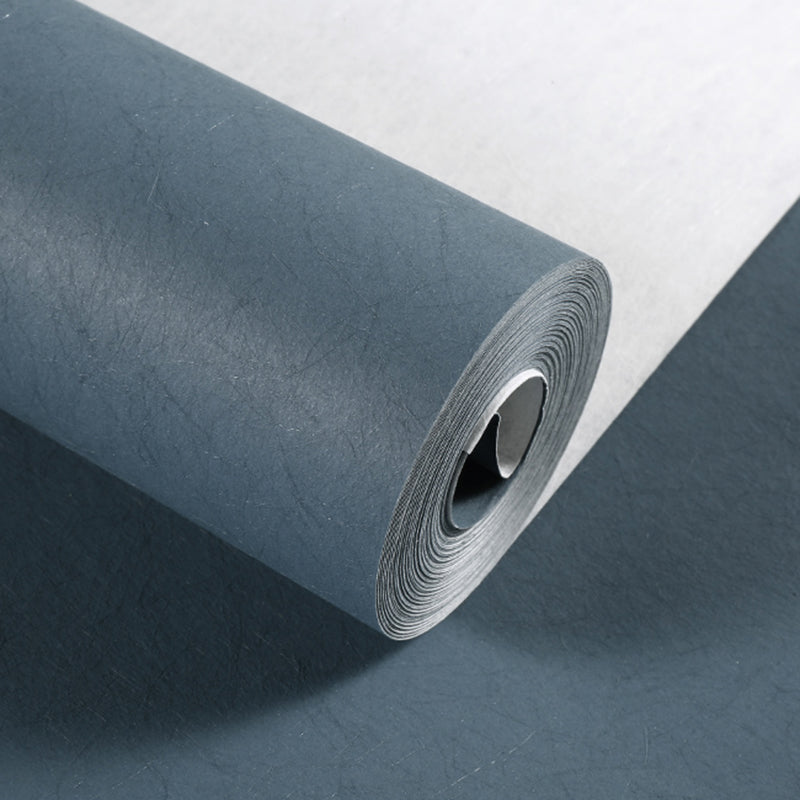 Simple Solid Color Wallpaper Roll Multicolor Living Room Wall Decor, 33' L x 20.5" W Navy Wallpaper Roll Clearhalo 'Modern wall decor' 'Modern' 'Wallpaper' Wall Decor' 2411811