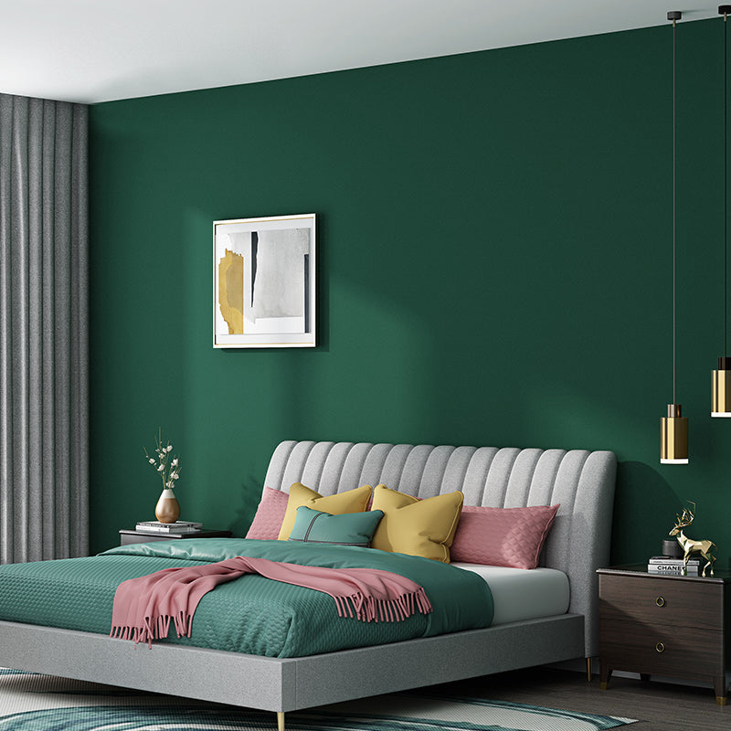 Solid-Colored Wallpaper Roll Simple Style Unpasted Living Room Wall Decor, 54.2-sq ft Clearhalo 'Modern wall decor' 'Modern' 'Wallpaper' Wall Decor' 2411819