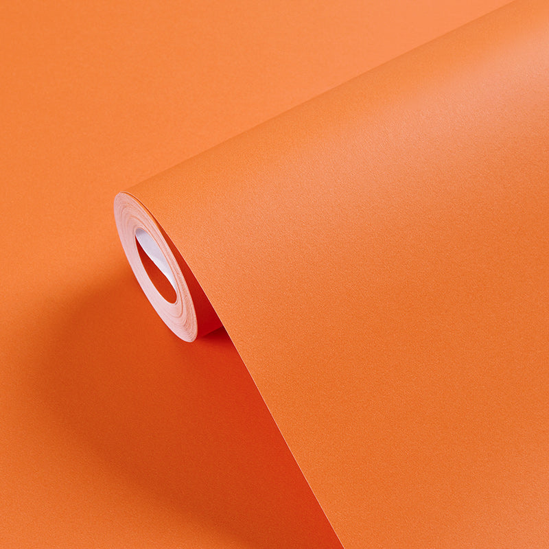 Solid-Colored Wallpaper Roll Simple Style Unpasted Living Room Wall Decor, 54.2-sq ft Dark Yellow Wallpaper Roll Clearhalo 'Modern wall decor' 'Modern' 'Wallpaper' Wall Decor' 2411832