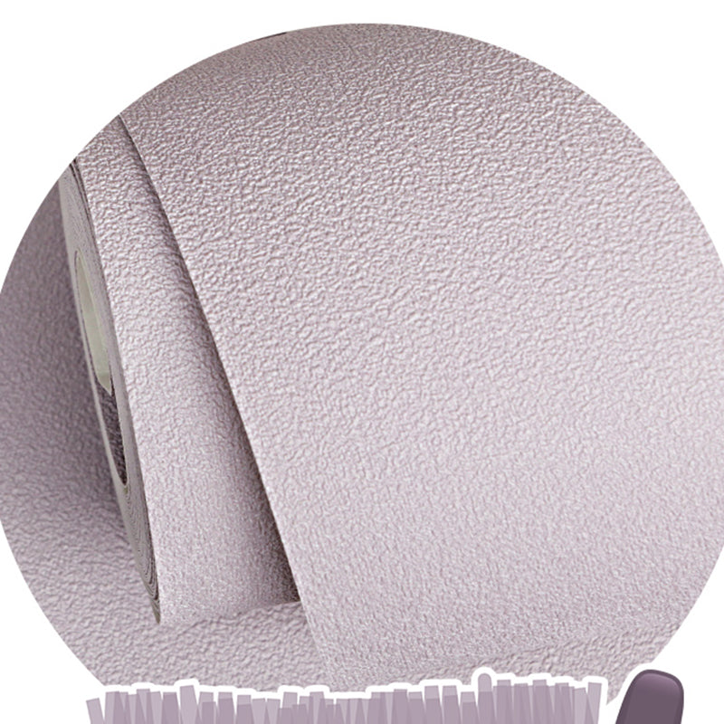 Multicolored Plain Wallpaper Roll Non-Pasted Modern Style Living Room Wall Covering Light Purple Wallpaper Roll Clearhalo 'Modern wall decor' 'Modern' 'Wallpaper' Wall Decor' 2411848