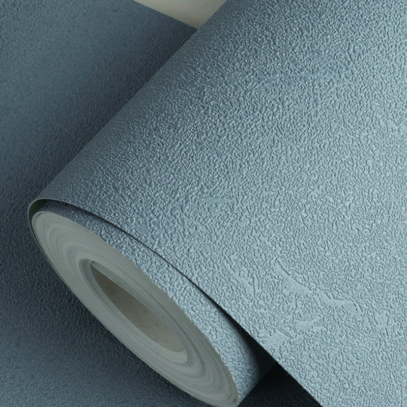 Wallpaper Roll Plain Pastel Color Minimalist Style Non-Woven Fabric Wall Covering Gray Blue Wallpaper Roll Clearhalo 'Modern wall decor' 'Modern' 'Wallpaper' Wall Decor' 2411857