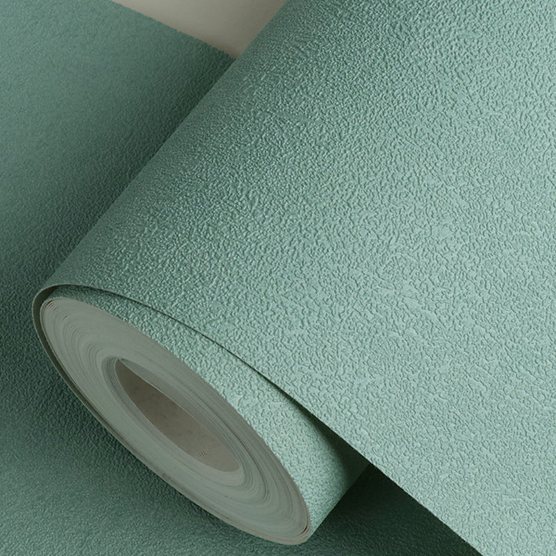 Wallpaper Roll Plain Pastel Color Minimalist Style Non-Woven Fabric Wall Covering Green Wallpaper Roll Clearhalo 'Modern wall decor' 'Modern' 'Wallpaper' Wall Decor' 2411863