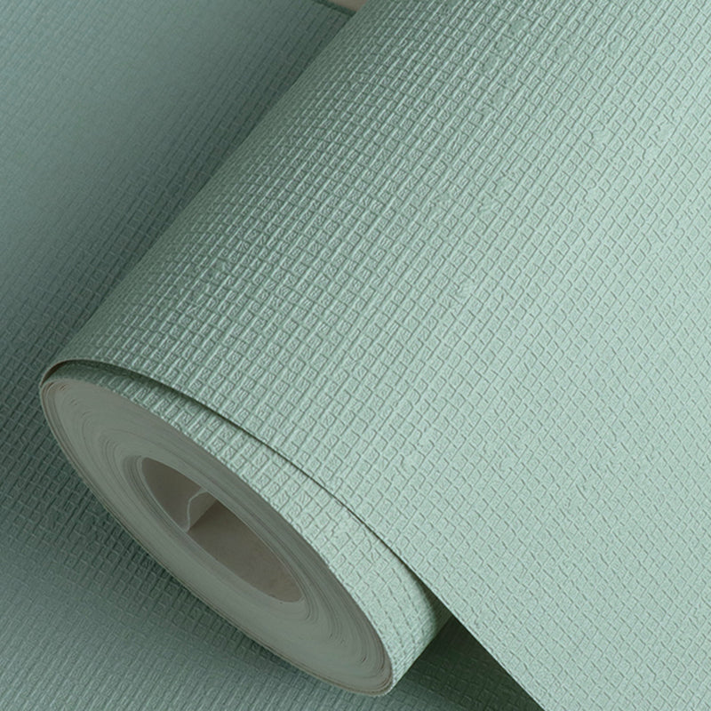 Wallpaper Roll Plain Pastel Color Minimalist Style Non-Woven Fabric Wall Covering Light Green Wallpaper Roll Clearhalo 'Modern wall decor' 'Modern' 'Wallpaper' Wall Decor' 2411865
