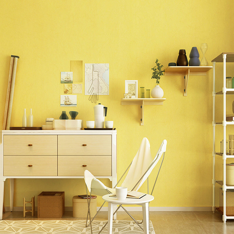 Multi-Color Solid Wallpaper Roll Scandinavian Stain Resistant Wall Decor for Bedroom Clearhalo 'Modern wall decor' 'Modern' 'Wallpaper' Wall Decor' 2411868