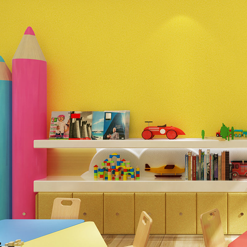 Multi-Color Solid Wallpaper Roll Scandinavian Stain Resistant Wall Decor for Bedroom Clearhalo 'Modern wall decor' 'Modern' 'Wallpaper' Wall Decor' 2411877